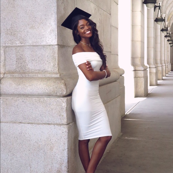 Off Shoulder Bodycon Dress - Picture 1 of 6